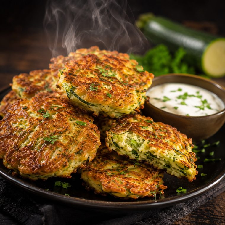 Beignets de courgette croustillants