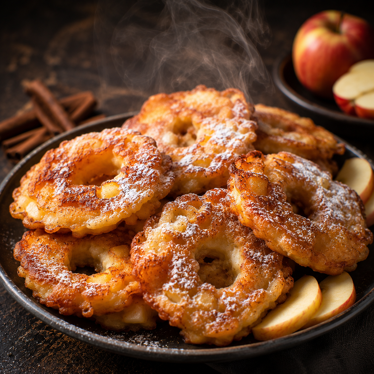 Beignets de pomme légers