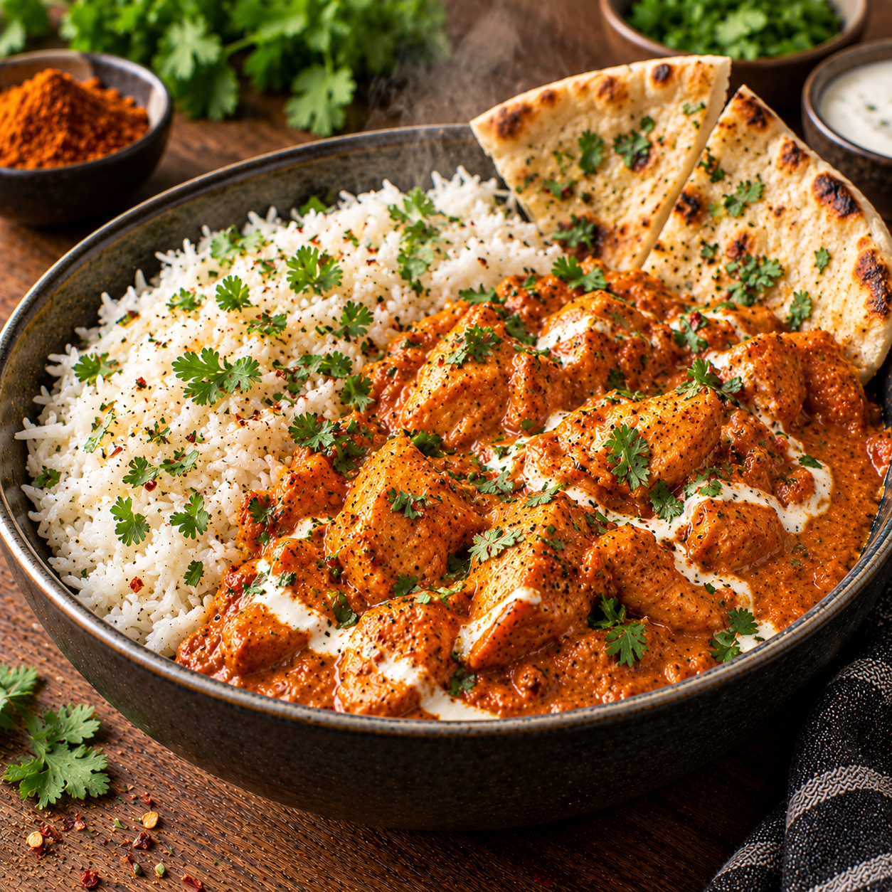 Bowl butter chicken & riz