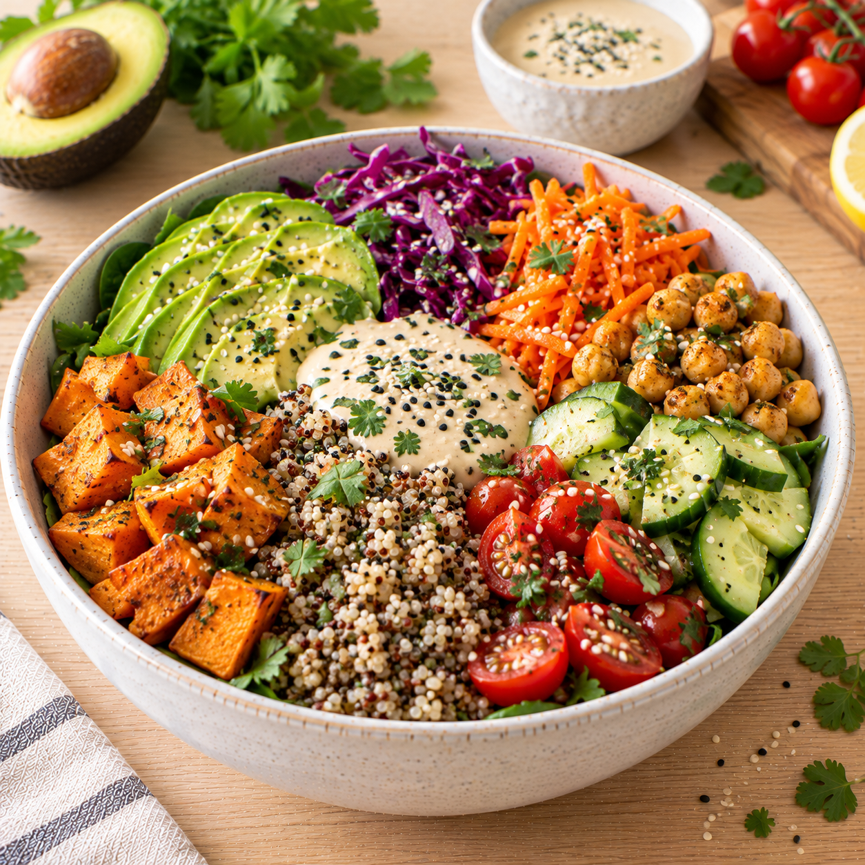 Buddha bowl végé