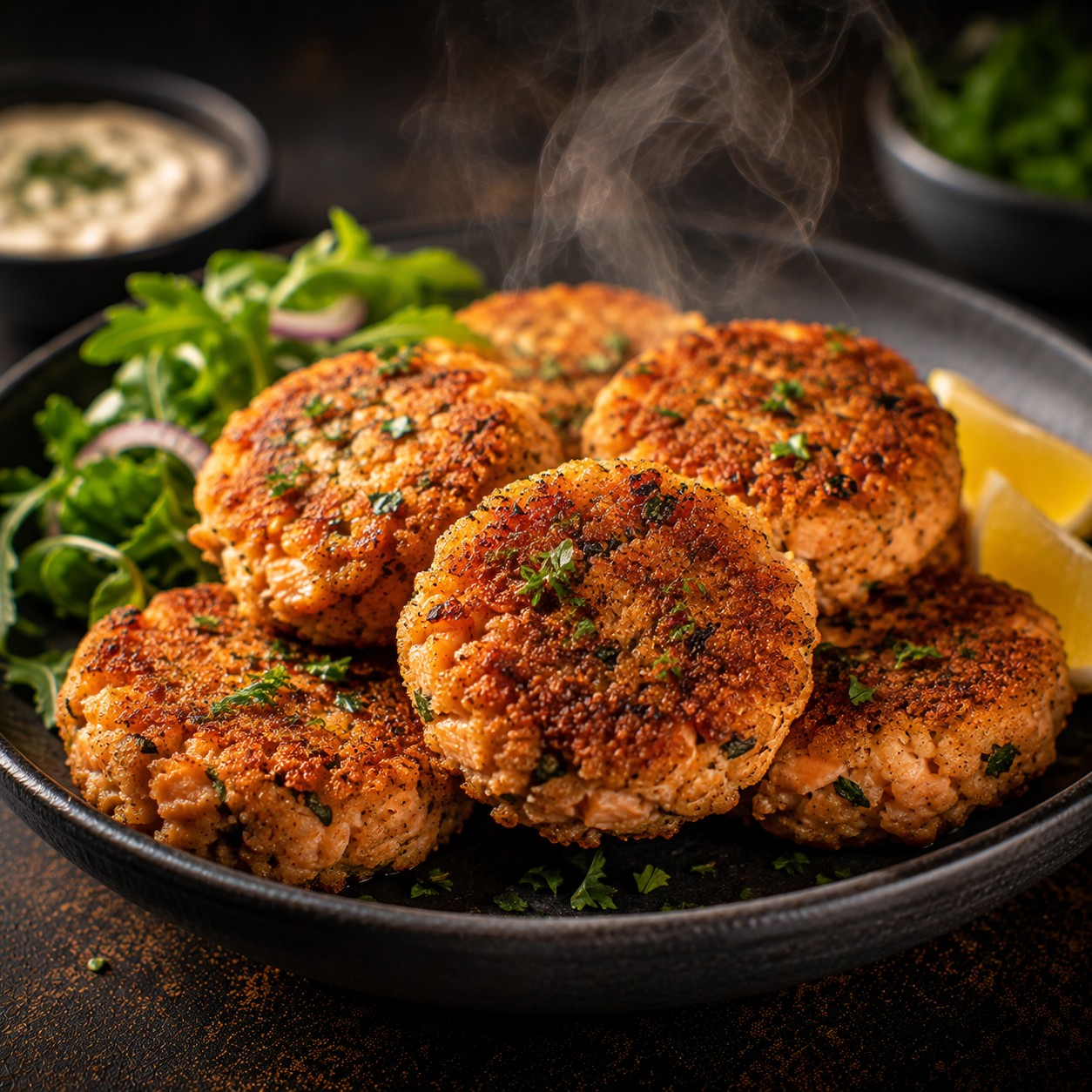 Croquettes de saumon croustillantes