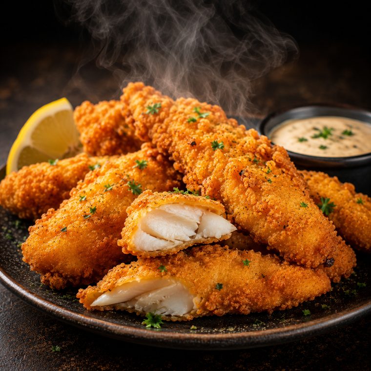 Fish tenders de cabillaud