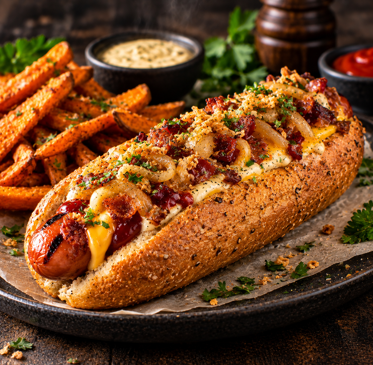 Hot-dog végé