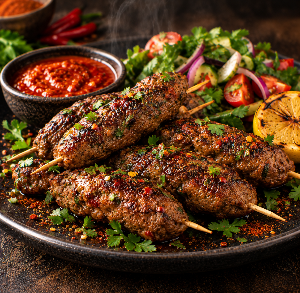 Keftas de bœuf harissa
