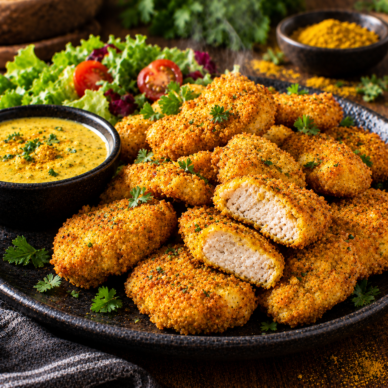 Nuggets de poulet curry