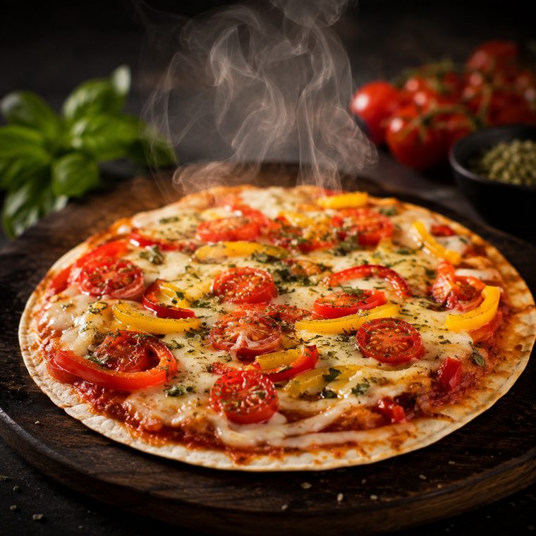 Pizza tortilla légère