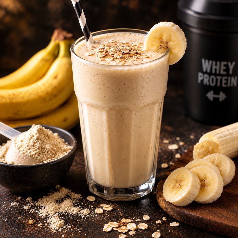 Shake protéiné banane