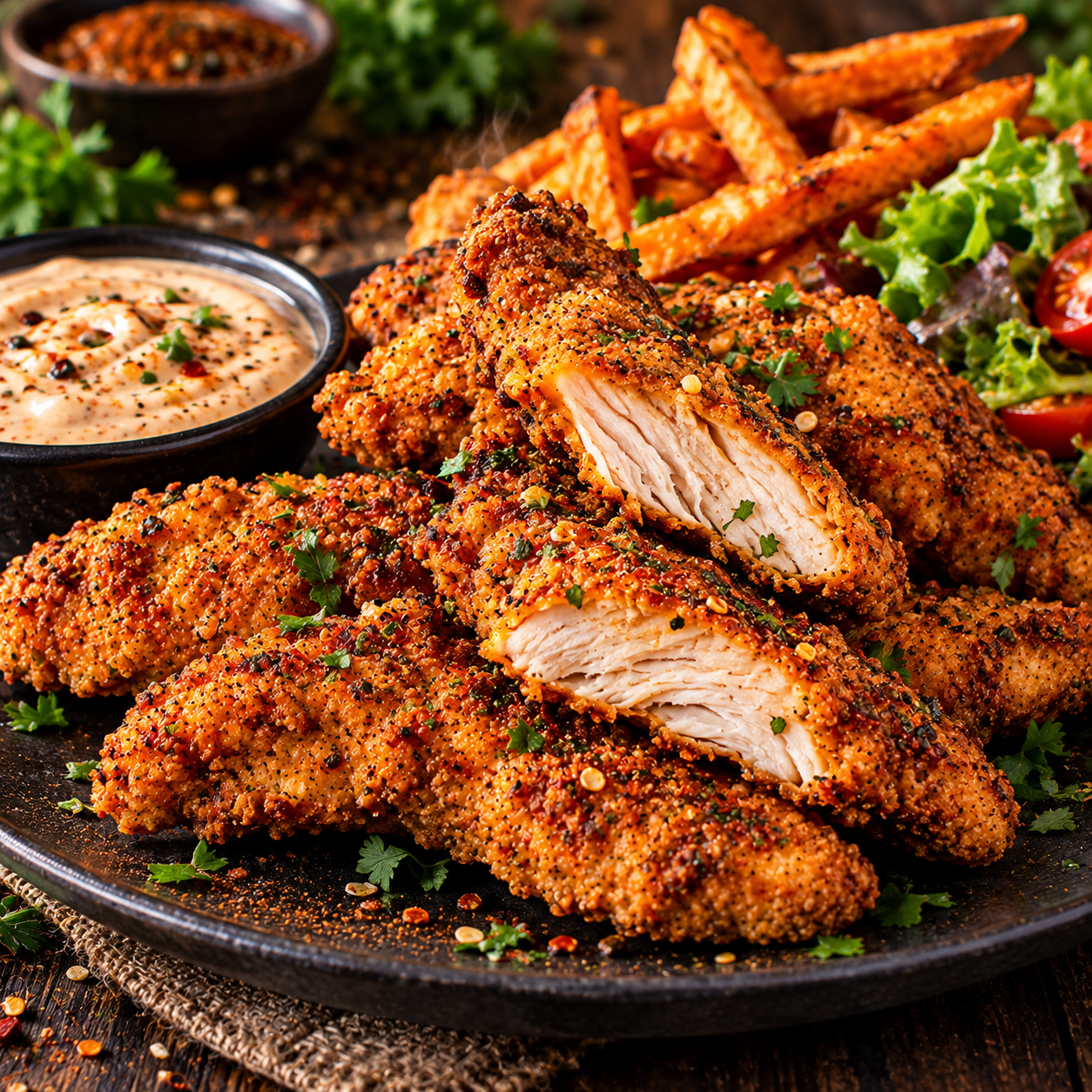 Tenders de dinde cajun