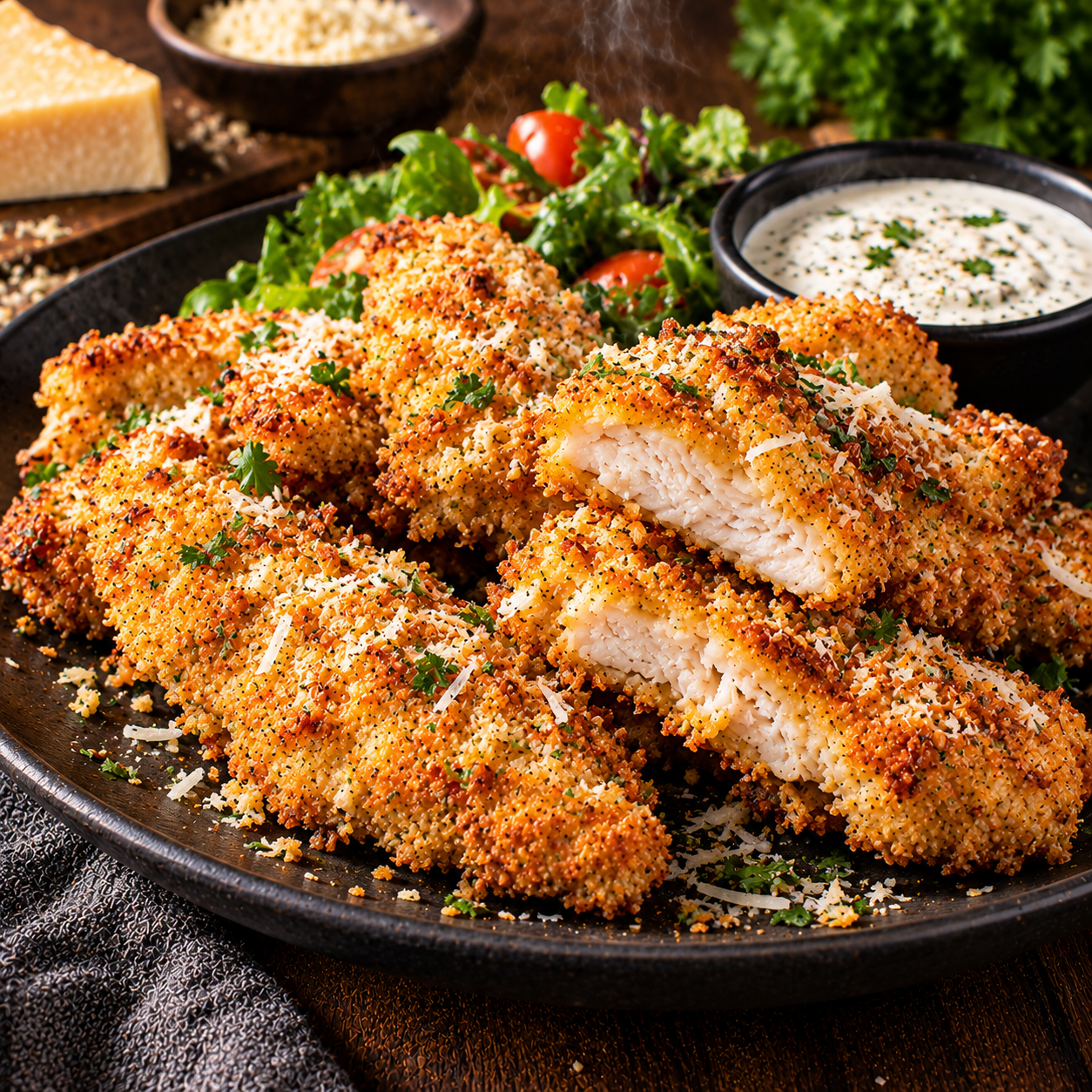 Tenders panko-parmesan