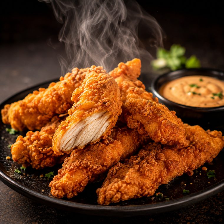 Tenders de poulet croustillants